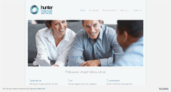 Desktop Screenshot of hunterfinancialservices.com